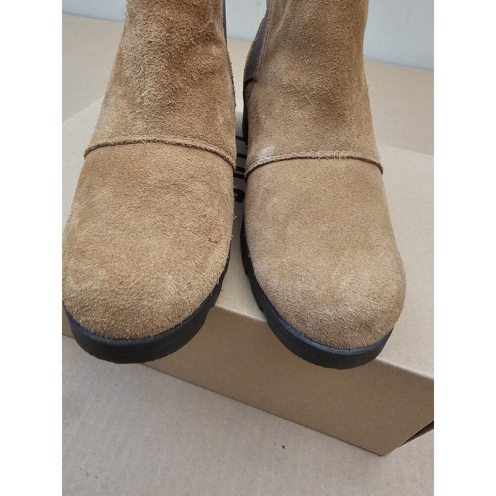 Sorel Emelie Chelsea Major Tan Women's Ankle Boots Size 5 - Picture 5 of 12